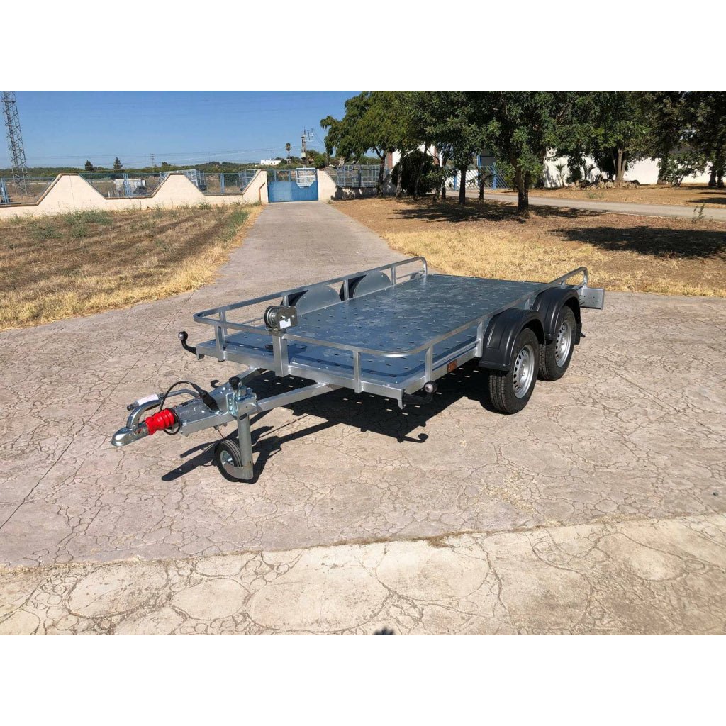 remolque plataforma porta buggie galvanizado