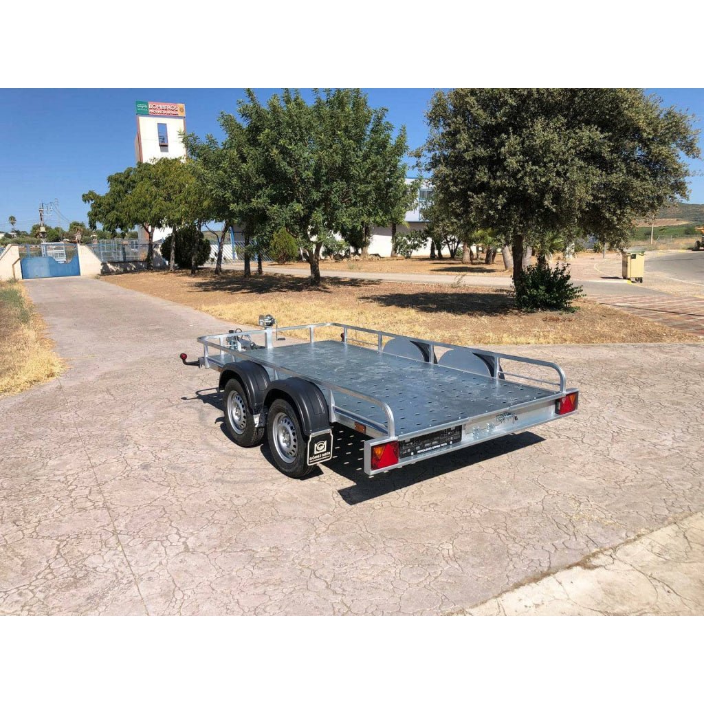 remolque plataforma porta buggie galvanizado